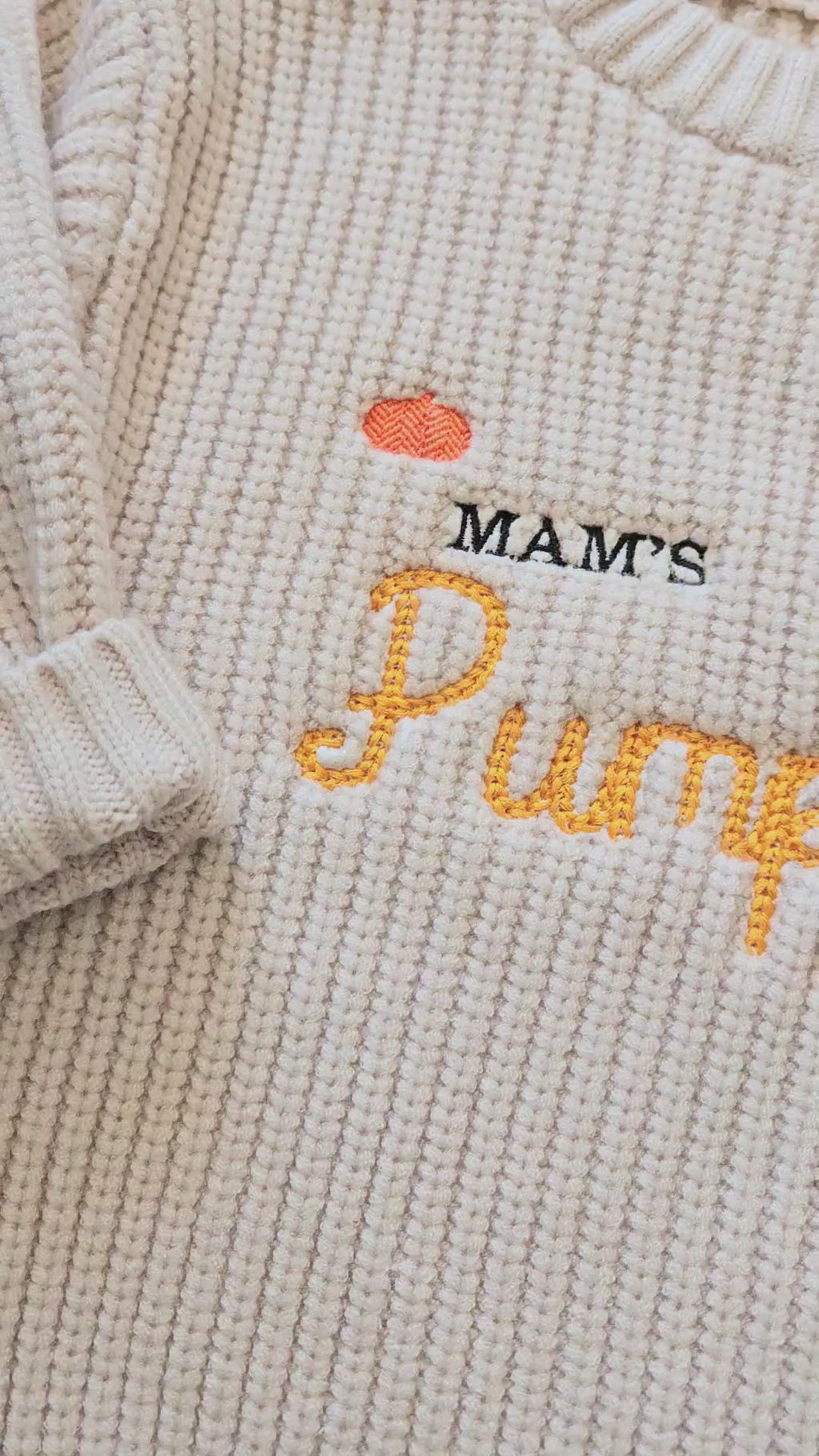 Personalised Autumn Jumper - baby /toddler