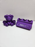 Personalised PLouise Gloss Holder Set | Teddy & Heart Makeup Organiser